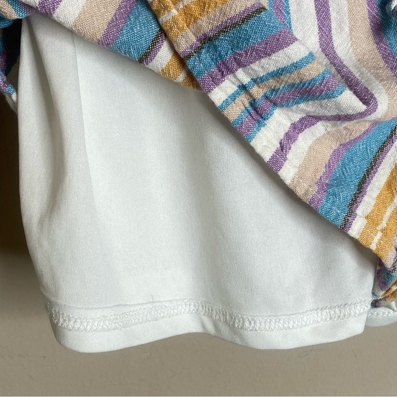 Francesca’s Dee Elly Women’s Stripe Shorts Size Large - Picture 9 of 16